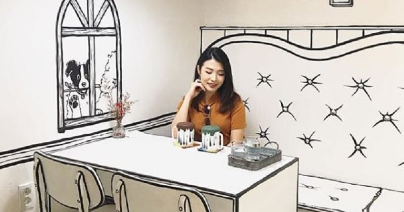 Cet incroyable « café dessiné » de Séoul va vous plonger dans une BD