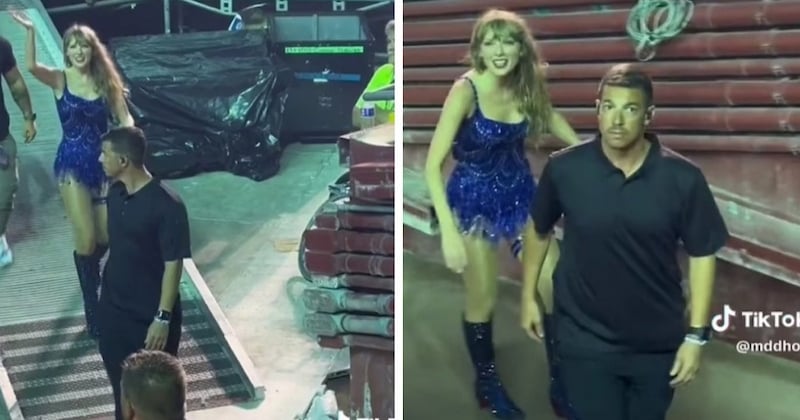 Cette vidéo du garde du corps de Taylor Swift fait le buzz sur les réseaux sociaux pour une raison surprenante