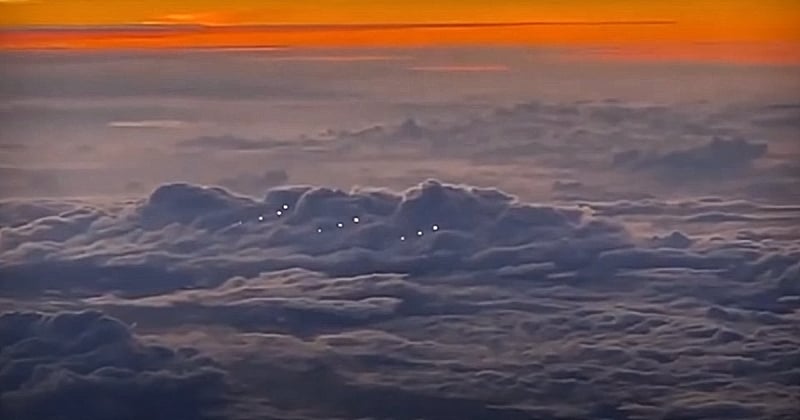 Ovni : un pilote de ligne filme de mystérieuses lumières au-dessus de l'océan Pacifique