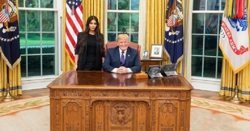 « Trump rencontre la croupe »  : l'entretien entre Donald Trump et Kim Kardashian moqué par la presse et les internautes