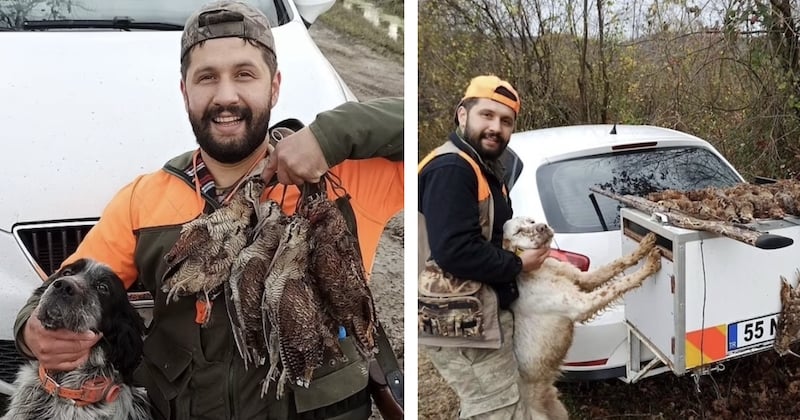 Le chien d'un chasseur marche sur le fusil de son maître et l'abat à bout portant