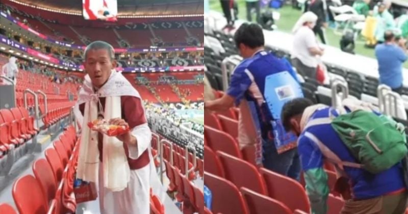 Coupe du monde 2022 : des fans japonais nettoient les tribunes après le match d'ouverture, s'attirant la sympathie du public