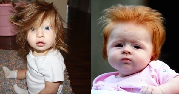 Des bébés qui naissent avec beaucoup BEAUCOUP de cheveux ? Oui c'est possible... Regardez !
