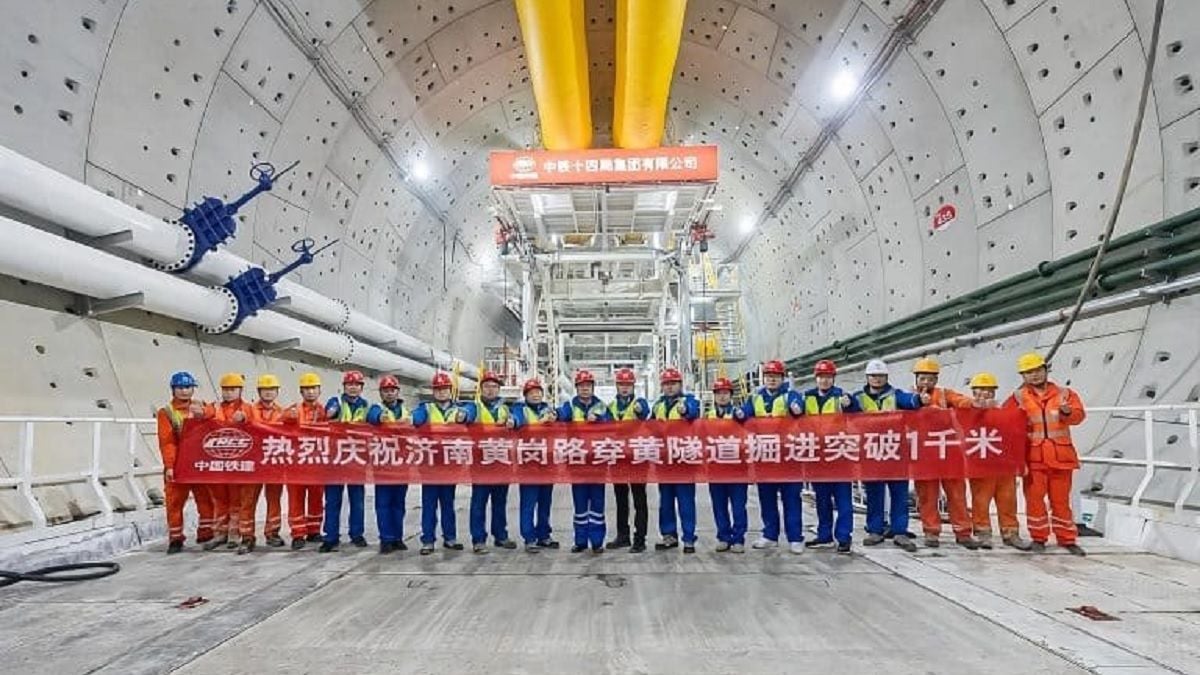 La Chine construit le plus grand tunnel sous-marin du monde sous le Fleuve Jaune