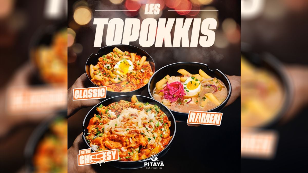 Pitaya dévoile ses trois plats Topokki à la sauce thaï en édition limitée