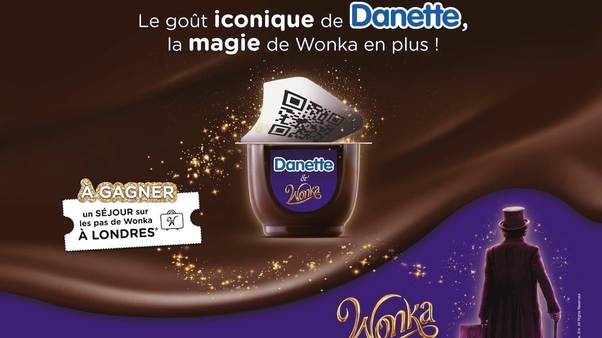 Danette s'associe à l'univers magique de Wonka pour les fêtes de fin d'année (et il y a des cadeaux à gagner)