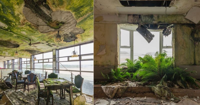 Il photographie un hôtel abandonné en Irlande et les images sont fascinantes 