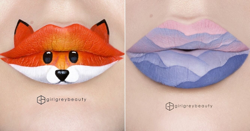 Cette artiste utilise du maquillage pour transformer ses lèvres en véritables oeuvres d'art