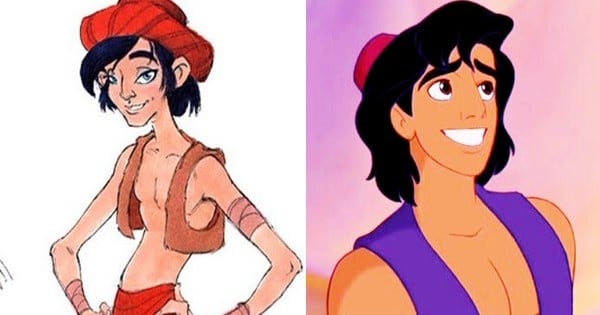 23 personnages de vos Disney et Pixar préférés qui auraient dû ressembler à ça ! Ouf, on l’a échappé belle…