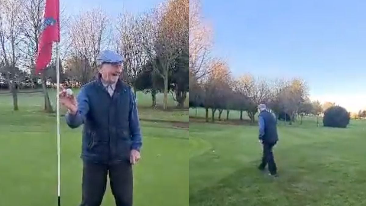 Un golfeur de 91 ans réalise le premier Ace de sa vie et immortalise son exploit dans une vidéo touchante