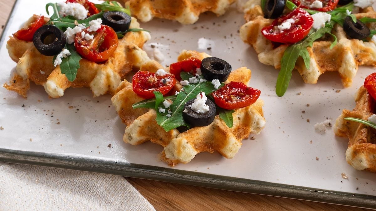 Feta bread façon gaufre