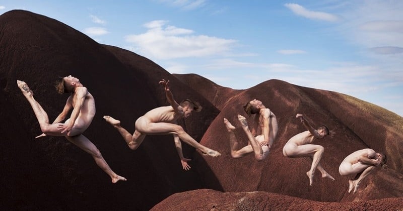 Des danseurs mettent en scène la beauté du corps humain dans des clichés poétiques et surréalistes