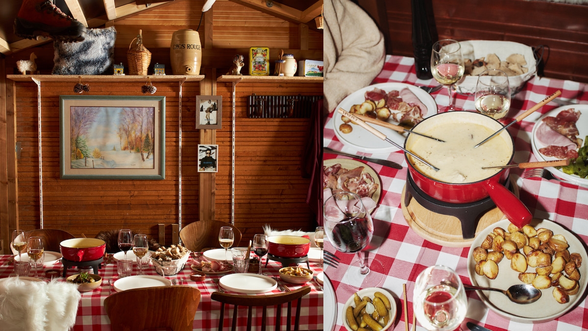 Station Babines : une fondue gourmande dans un chalet de montagne, sans quitter Paris !