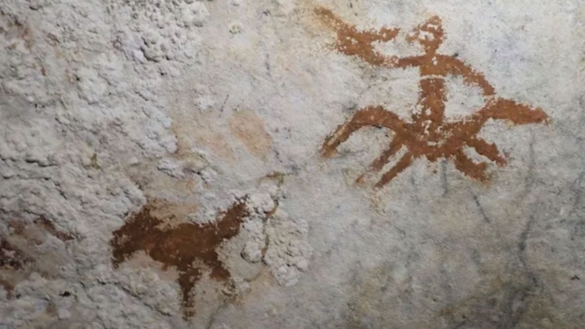 Voici la plus ancienne peinture rupestre de l'histoire, vieille de 67 000 ans et découverte en Indonésie