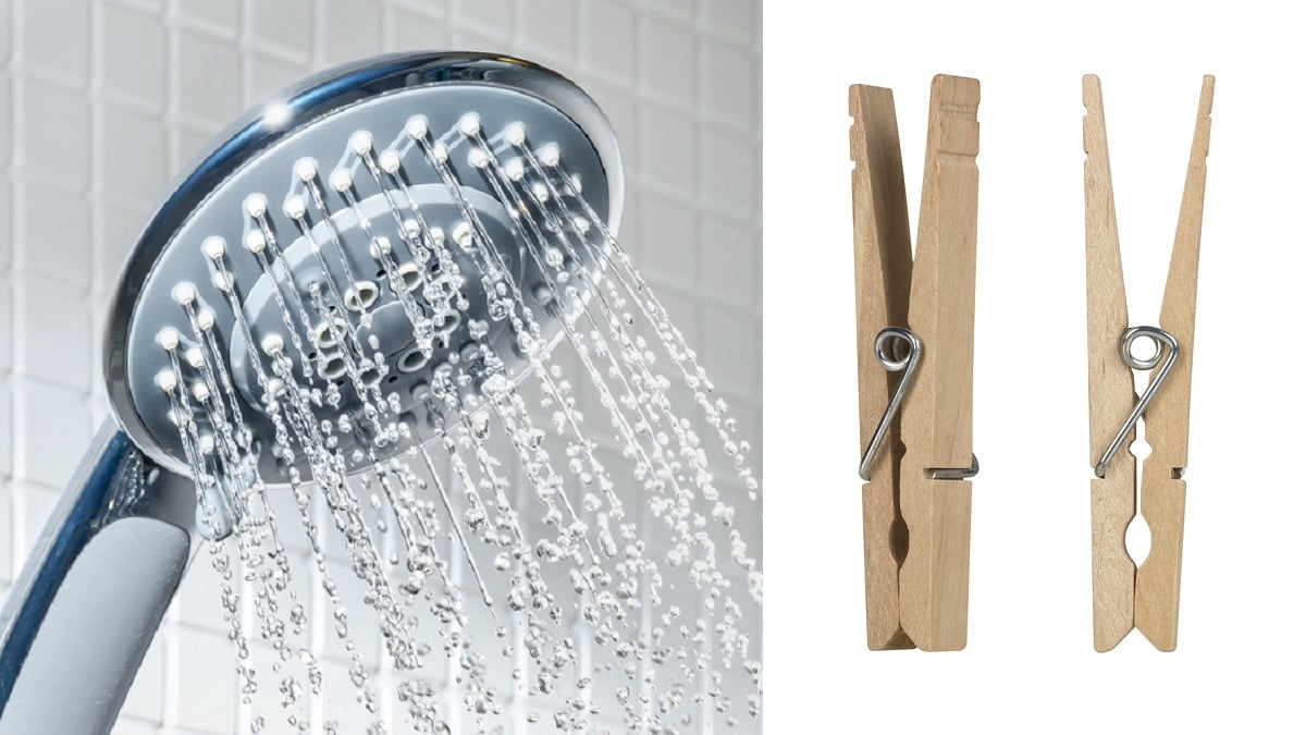 Voici pourquoi vous devriez accrocher une pince à linge en bois à votre douche, vous ne pourrez plus vous en passer