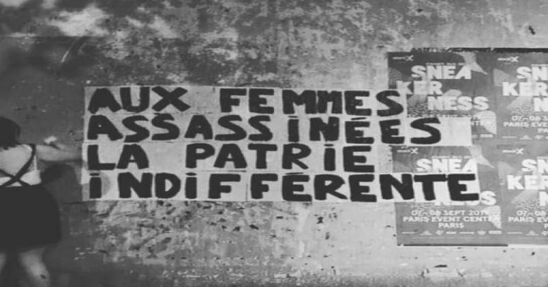 Collages d'affiches contre les féminicides :  un collectif verbalisé à Paris 