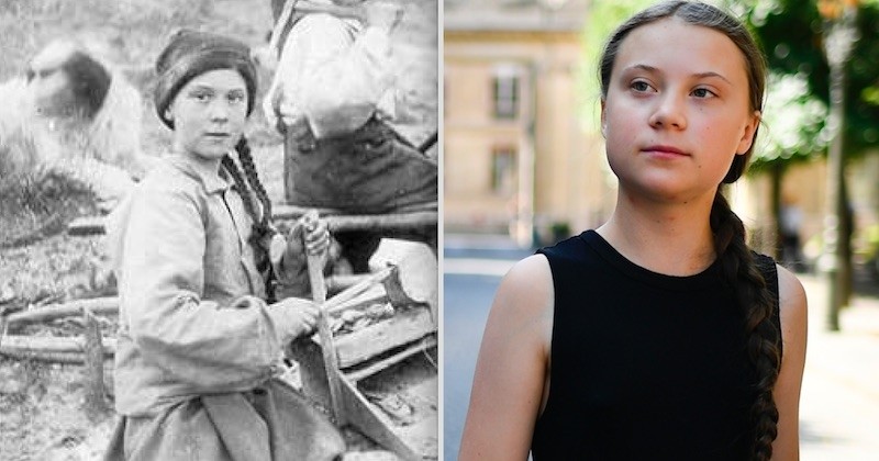 Une photo, datée de 1898 et montrant un sosie de Greta Thunberg, affole les internautes