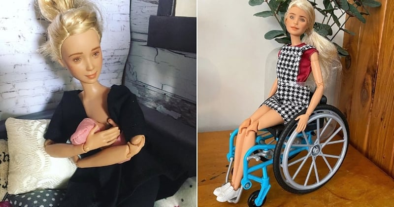 Elle crée des Barbie représentatives des vraies femmes pour montrer la réalité aux enfants
