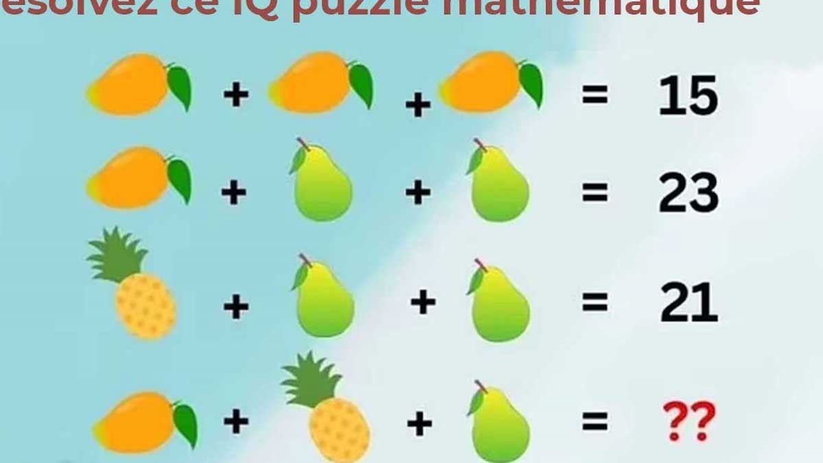 Seuls les plus doués en mathématiques peuvent résoudre cette équation en moins de 10 secondes 