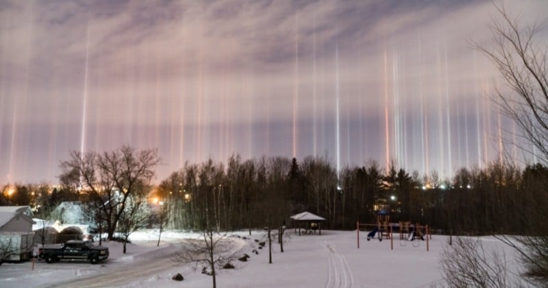 Canada : que sont ces mystérieux et fascinants piliers lumineux aperçus en suspension dans l'atmosphère ?