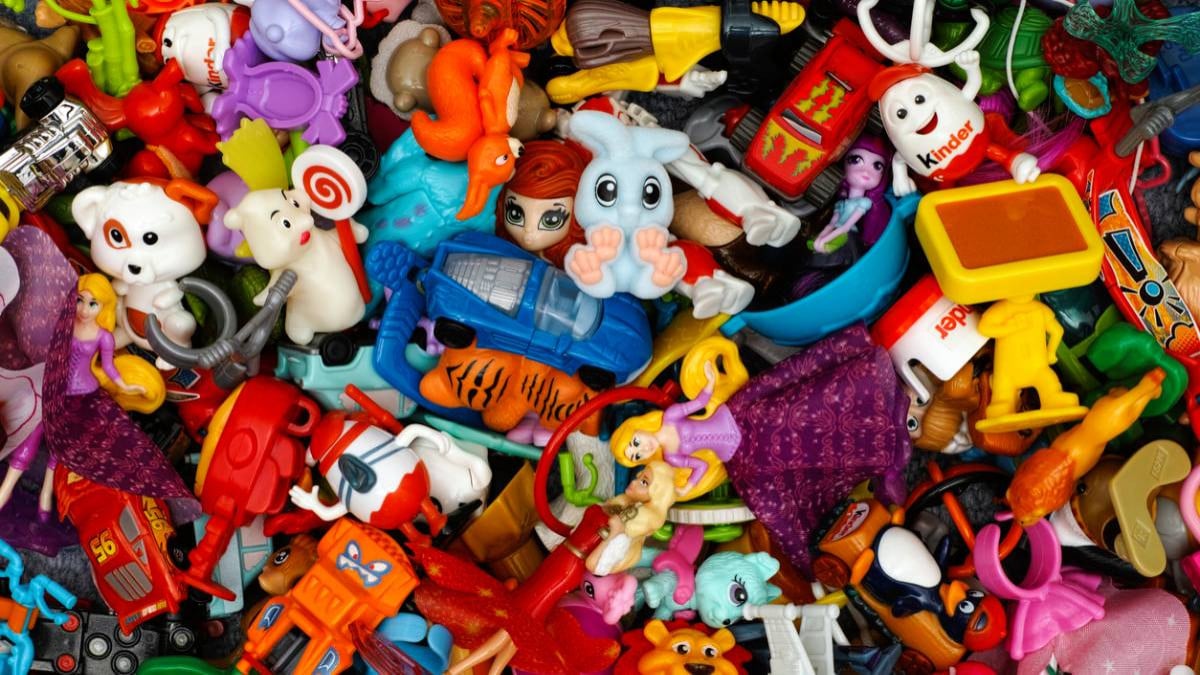 Tas de jouets iconiques