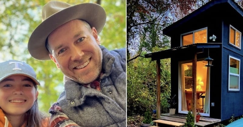 Après avoir élevé sa fille dans cette adorable tiny house de 18 m2, ce papa la vend aujourd'hui pour 63 000 euros