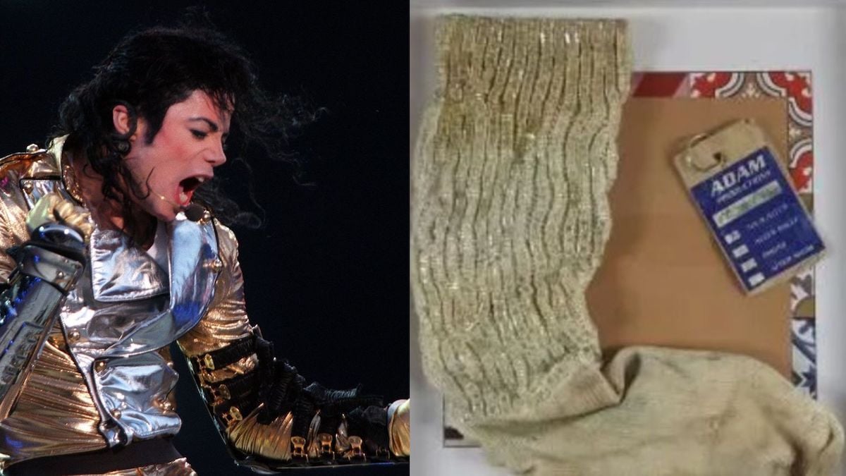 Une chaussette de Michael Jackson venue aux enchères