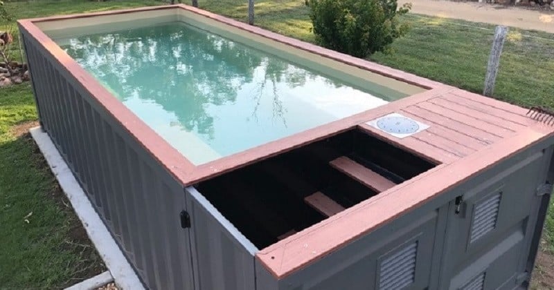 Cette entreprise australienne fabrique des piscines à partir de... containers. Et ça en jette !