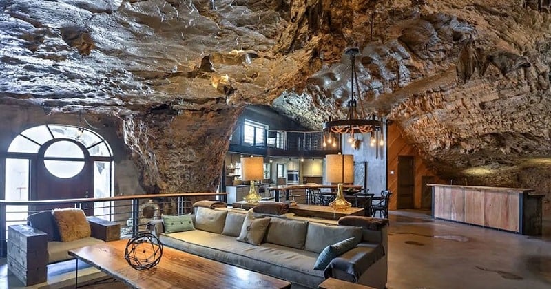 Ancien refuge anti-aérien, cette grotte est devenue une habitation ultra-luxueuse	