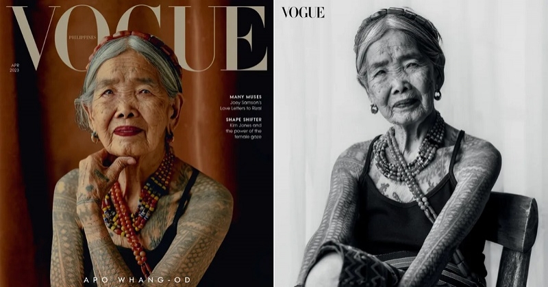 À 107 ans, cette tatoueuse indigène des Philippines est la personne la plus âgée à avoir fait la Une du magazine Vogue