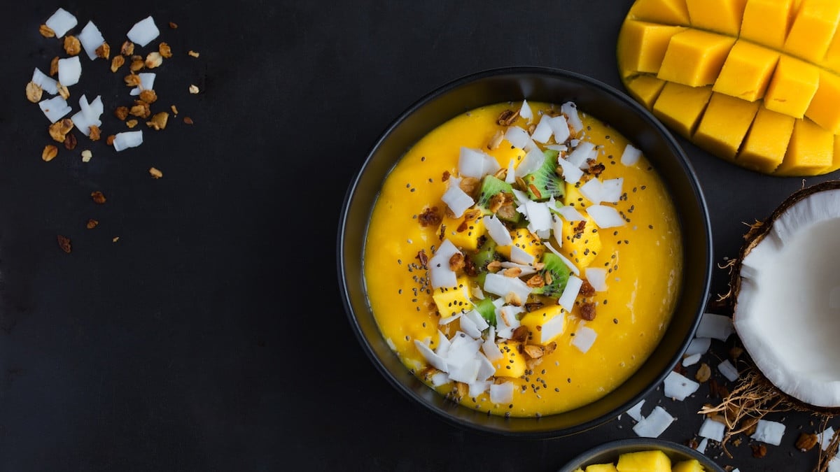 5 minutes top chrono pour un bowl aussi bon que beau à déguster...