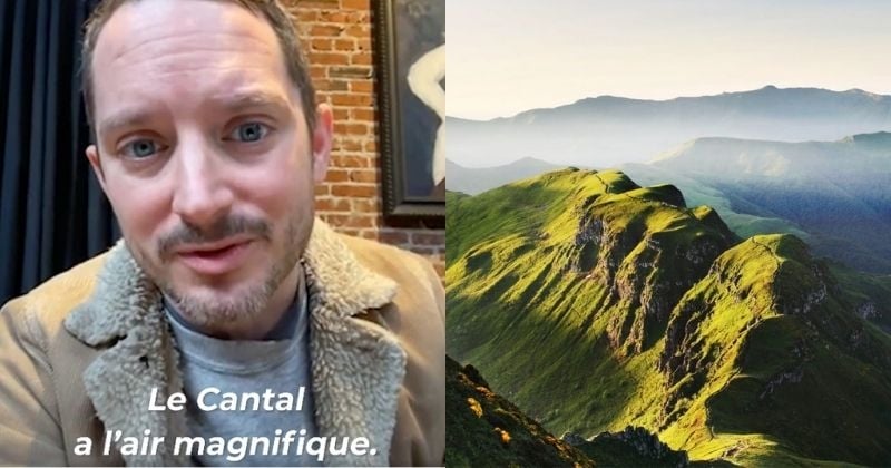 Elijah Wood, l'inoubliable Frodon du Seigneur des anneaux, déclare sa flamme aux paysages du... Cantal