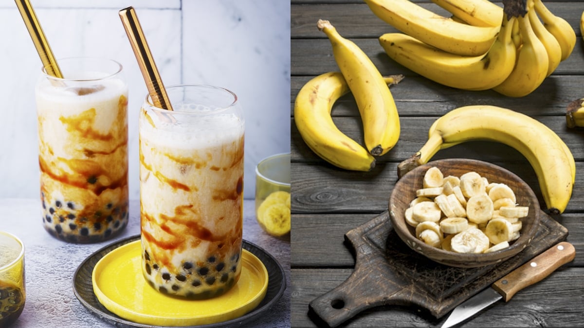 Une pause healthy et gourmande bien méritée avec ce bubble tea à la banane !