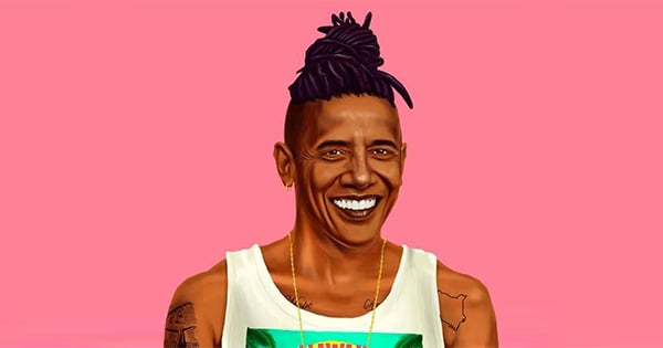 9 illustrations de personnages politiques transformés en hipster ! Le résultat est hilarant...
