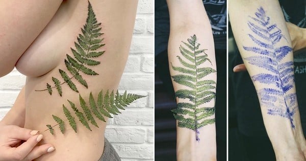 Découvrez les tatouages de plantes de cette artiste... Le réalisme du dessin est vraiment saisissant !