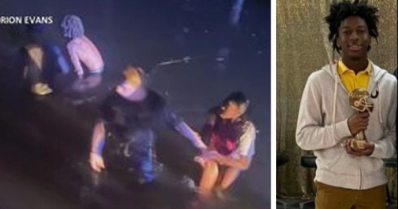 Mississippi : à 16 ans, cet adolescent n'a pas hésité à se jeter à l'eau pour sauver trois filles et un policier de la noyade