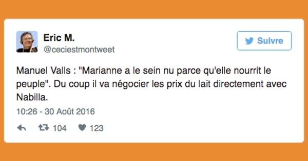 35 tweets qui se moquent de Manuel Valls après ses propos sur Marianne : rires garantis !