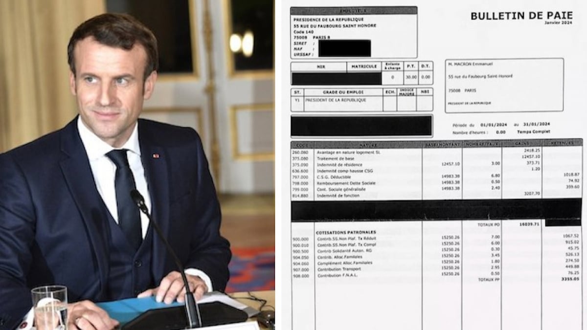 La fiche de paie d'Emmanuel Macron dévoilée, le montant de son salaire fait rêver