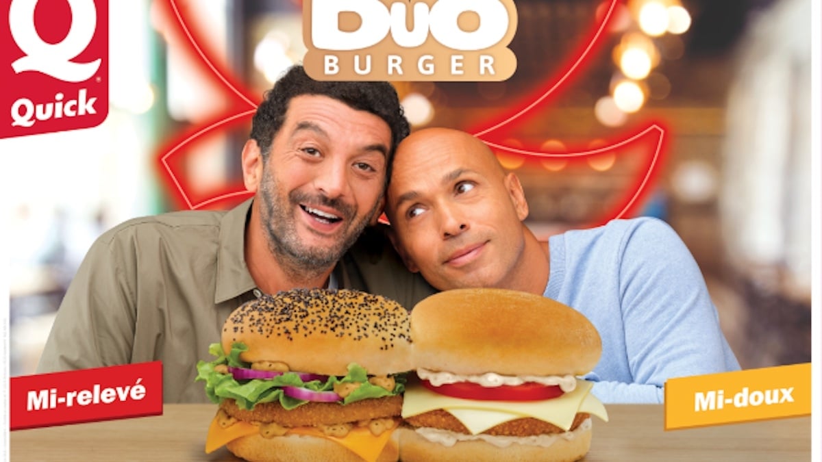 Quick dévoile le Duo Burger, le premier burger bi-goût (quand on ne sait pas quoi choisir)