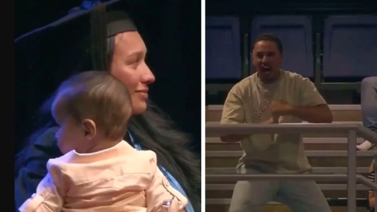 Il surprend sa femme en effectuant un haka vibrant alors qu'elle monte sur scène pour recevoir son diplôme