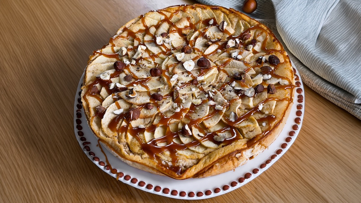 tarte fondante aux pommes
