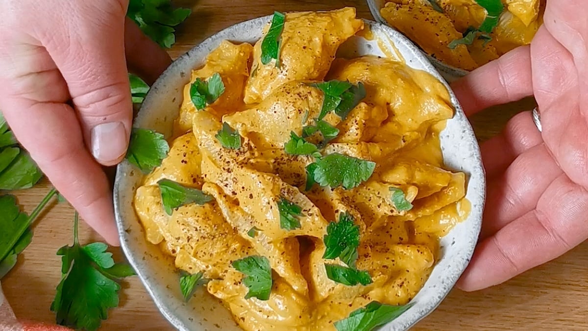 Les conchiglioni à la feta et à la butternut, votre nouvelle recette de pâtes préférée super facile à faire !