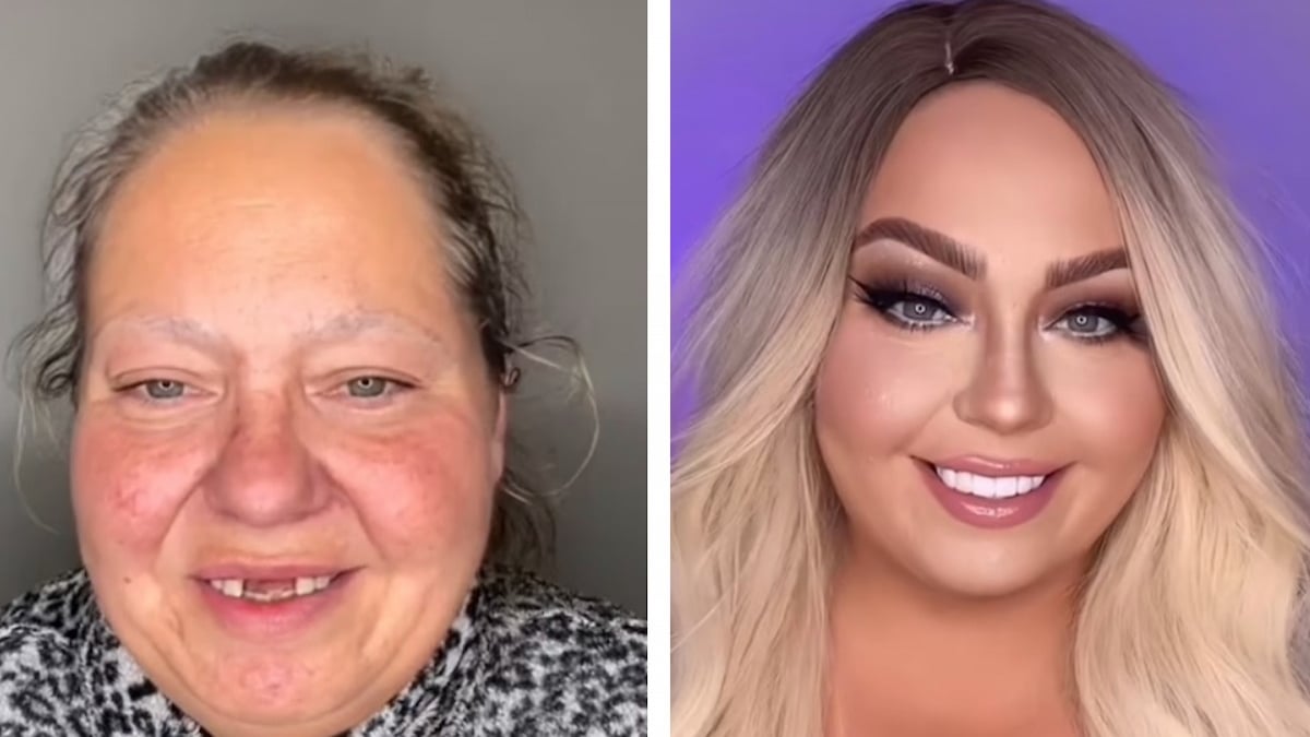 Cette tiktokeuse se maquille et partage son incroyable transformation beauté