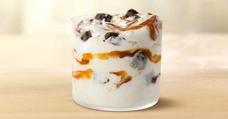 McDonald's a dévoilé un McFlurry au brownie et caramel