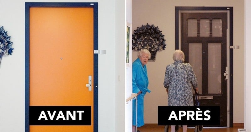 Ils ont recréé les portes des anciennes demeures de ces patients atteints d'Alzheimer, afin de lutter contre l'uniformisation des lieux de vie dans les hospices 