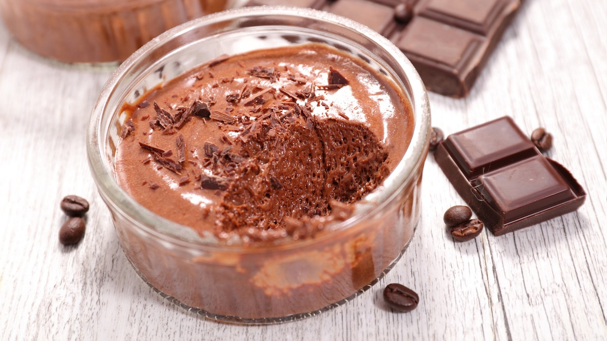 2 ingrédients seulement pour une mousse au chocolat très gourmande et facile à faire