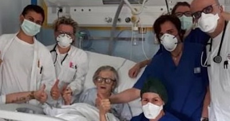 En Italie, une femme de 95 ans a réussi à guérir du coronavirus 