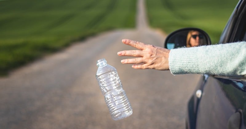 Un automobiliste français sur trois se débarrasse de ses déchets par la fenêtre de sa voiture sur la route des vacances