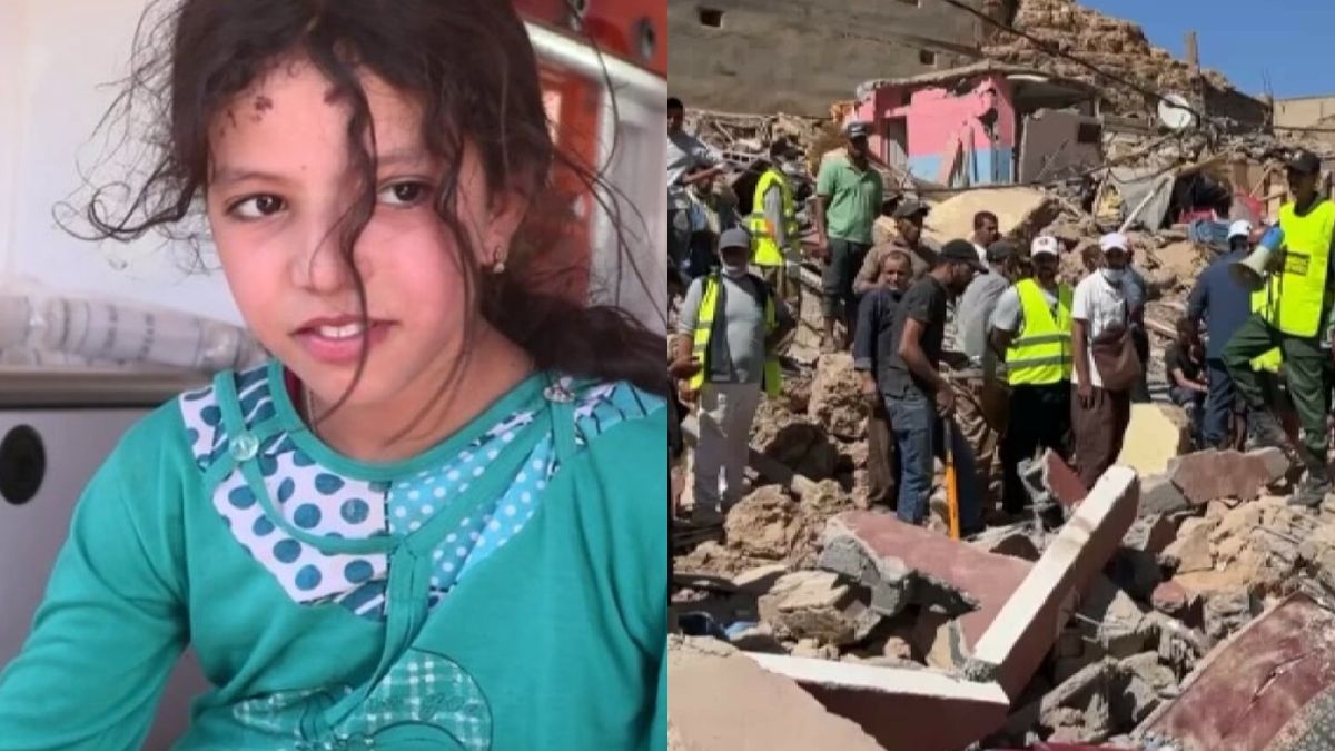 Une fillette survit miraculeusement sous les décombres de sa maison, détruite par le terrible séisme au Maroc