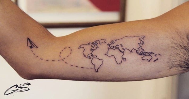 20 tatouages de voyage inspirés et inspirants ! 